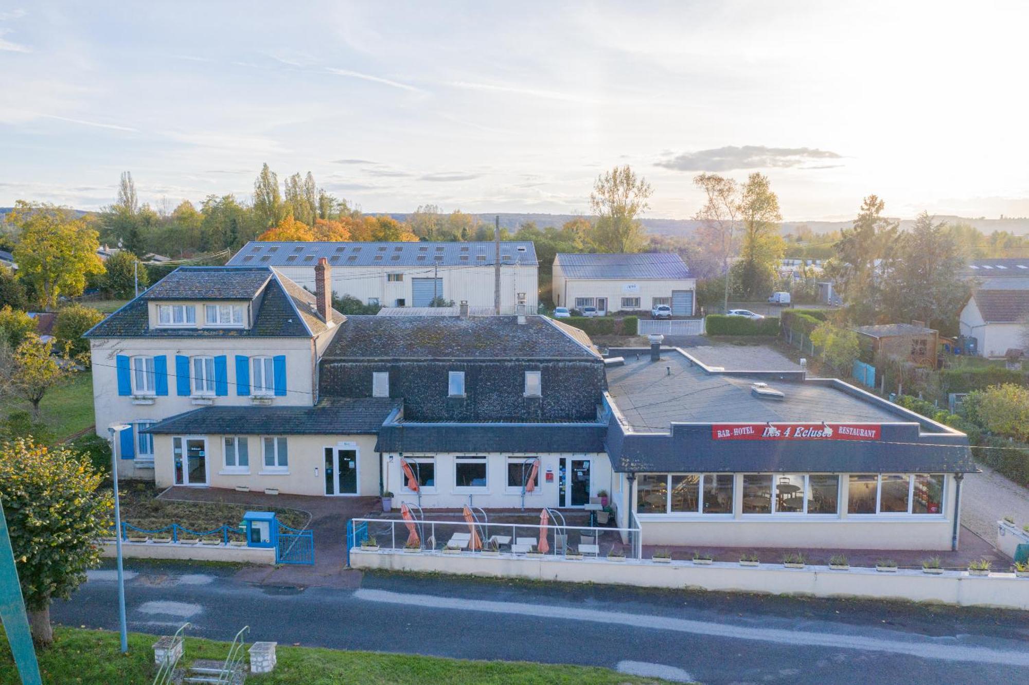Hotel Restaurant Des 4 Ecluses Gaillon Eksteriør billede